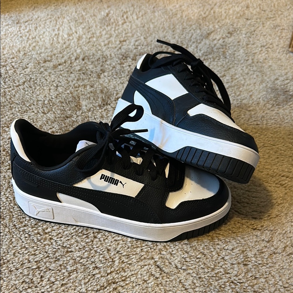 Puma Black and White Women's Sneakers